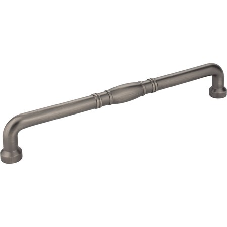 Jeffrey Alexander 12" Center-to-Center Brushed Pewter Durham Appliance Handle Z290-12BNBDL